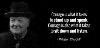 Three must have traits for courageous leadership.