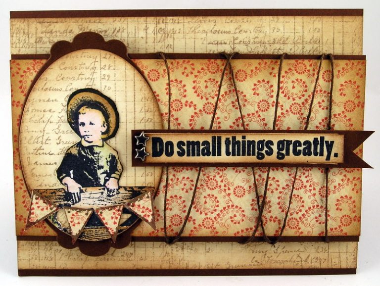 DO SMALL THINGS GREATLY