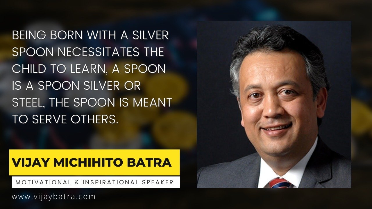 Being born with a silver spoon